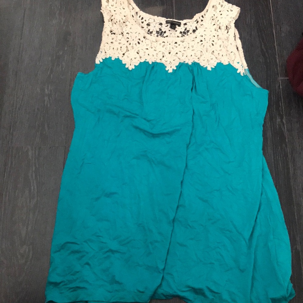 Never worn blue tunic top